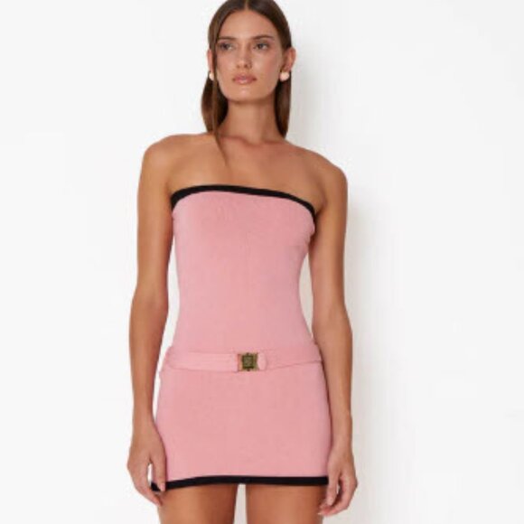 NWT CIN CIN STRAPLESS KNIT DRESS - Picture 1 of 1